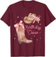 Boot Hat T-Shirt - T-Shirt | Maroon