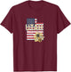 Utah with Bee United States retro map Vintage USA souvenir T-Shirt - T-Shirt | Maroon