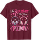 In October We Wear Pink Breast Cancer Awareness Dispatcher T-Shirt - T-Shirt | Maroon