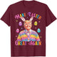 Make Easter Great Again Funny Trump Bunny Spring Hunt Eggs T-Shirt - T-Shirt | Maroon
