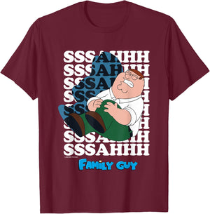 Family Guy Peter Griffin Knee Injury , Blue, S T-Shirt - T-Shirt | Maroon