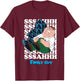 Family Guy Peter Griffin Knee Injury , Blue, S T-Shirt - T-Shirt | Maroon