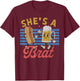 Funny Oktoberfes Hes the Wurst Shes a Brat Couples Matching T-Shirt - T-Shirt | Maroon