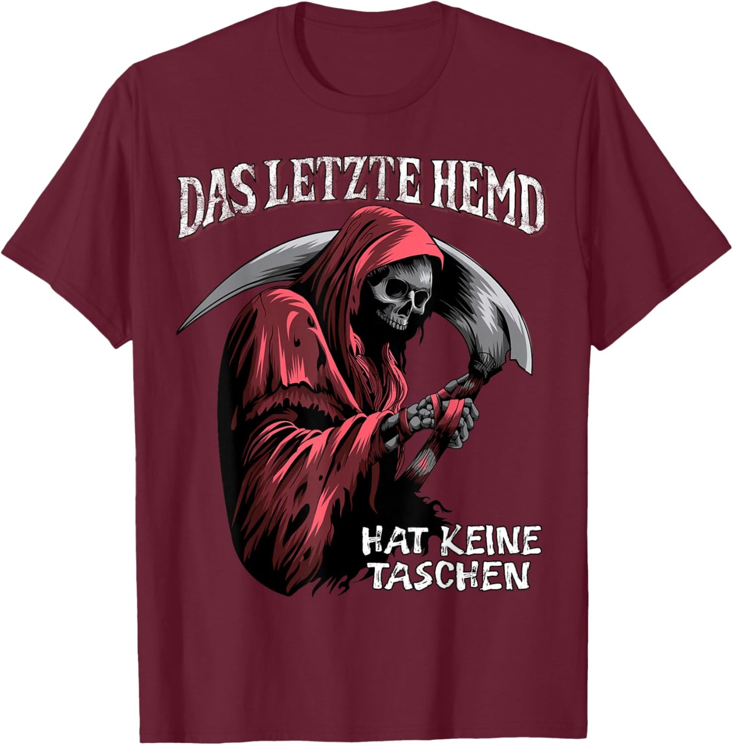 Das letzte Hemd hat Keine Taschen lustiges Sarkasmus T-Shirt - T-Shirt | Maroon