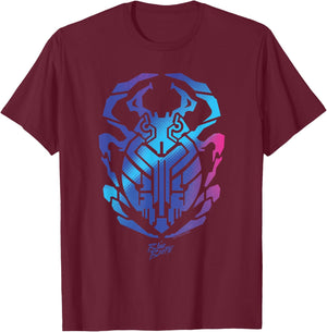 Blue Beetle Movie Scarab T-Shirt - T-Shirt | Maroon