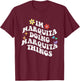 Retro Groovy Im Marquita Doing Marquita Things Funny T-Shirt - T-Shirt | Maroon