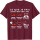 Funny Car What I Do During My Time Vintage Funny , Black, S T-Shirt - T-Shirt | Maroon