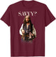 Disney Pirates of the Caribbean Captain Jack Savvy? T-Shirt - T-Shirt | Maroon