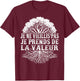 Je Ne Vieillis Pas Je Avends De Valeur Humour Man Woman , Black, S T-Shirt - T-Shirt | Maroon