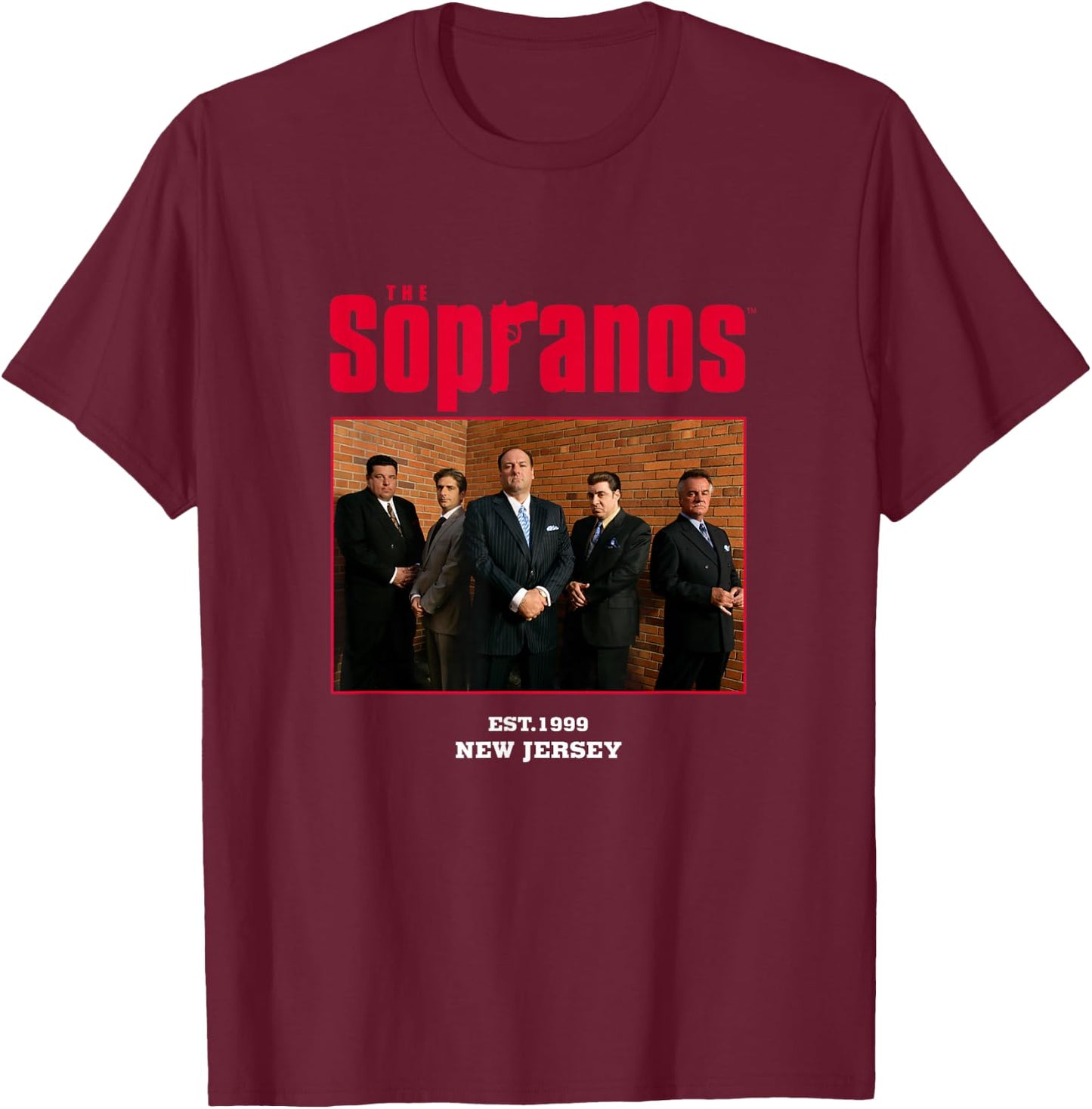 Cast Logo , black T-Shirt - T-Shirt | Maroon