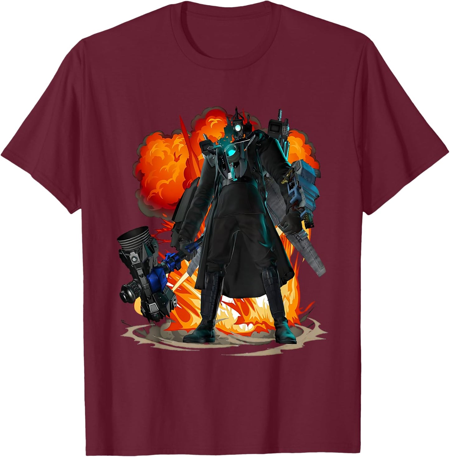Birthday Boy Gifts for Kids, Adults Skibidi toilet T-Shirt - T-Shirt | Maroon