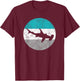 Hammerhead Shark Retro Gift Women Boys & Girls T-Shirt - T-Shirt | Maroon