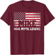 Mike - The Man Myth Legend Father's Day 4th of July T-Shirt - T-Shirt | Maroon