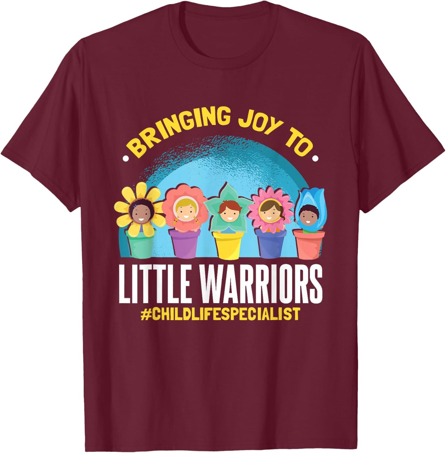 Cute Child Life Specialist T-Shirt - T-Shirt | Maroon