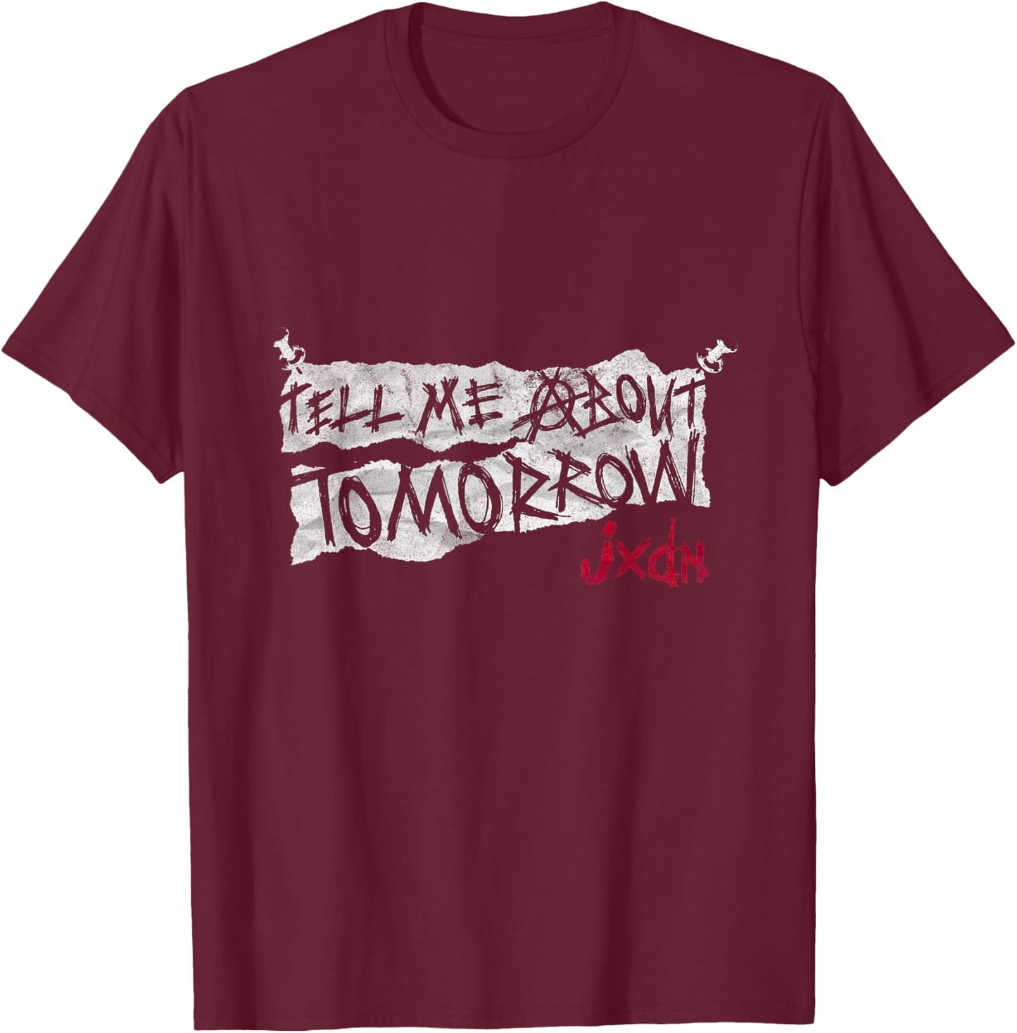 jxdn - TMAT Pinned T-Shirt - T-Shirt | Maroon