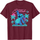 Disney Stitch Retro '90s Couples Matching Valentine's Stitch , Black, S T-Shirt - T-Shirt | Maroon