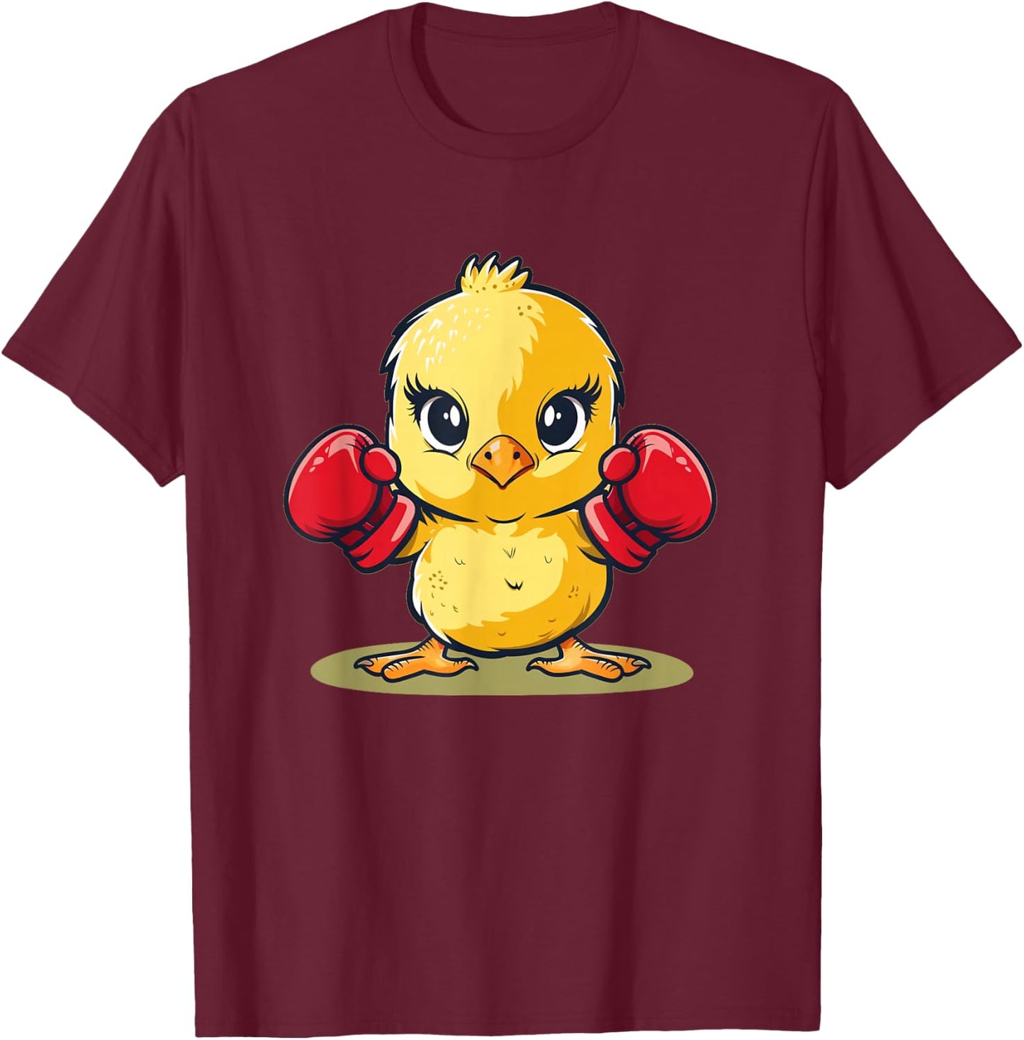 Pretty boxing Chick Costume for punching Gloves Lovers T-Shirt - T-Shirt | Maroon