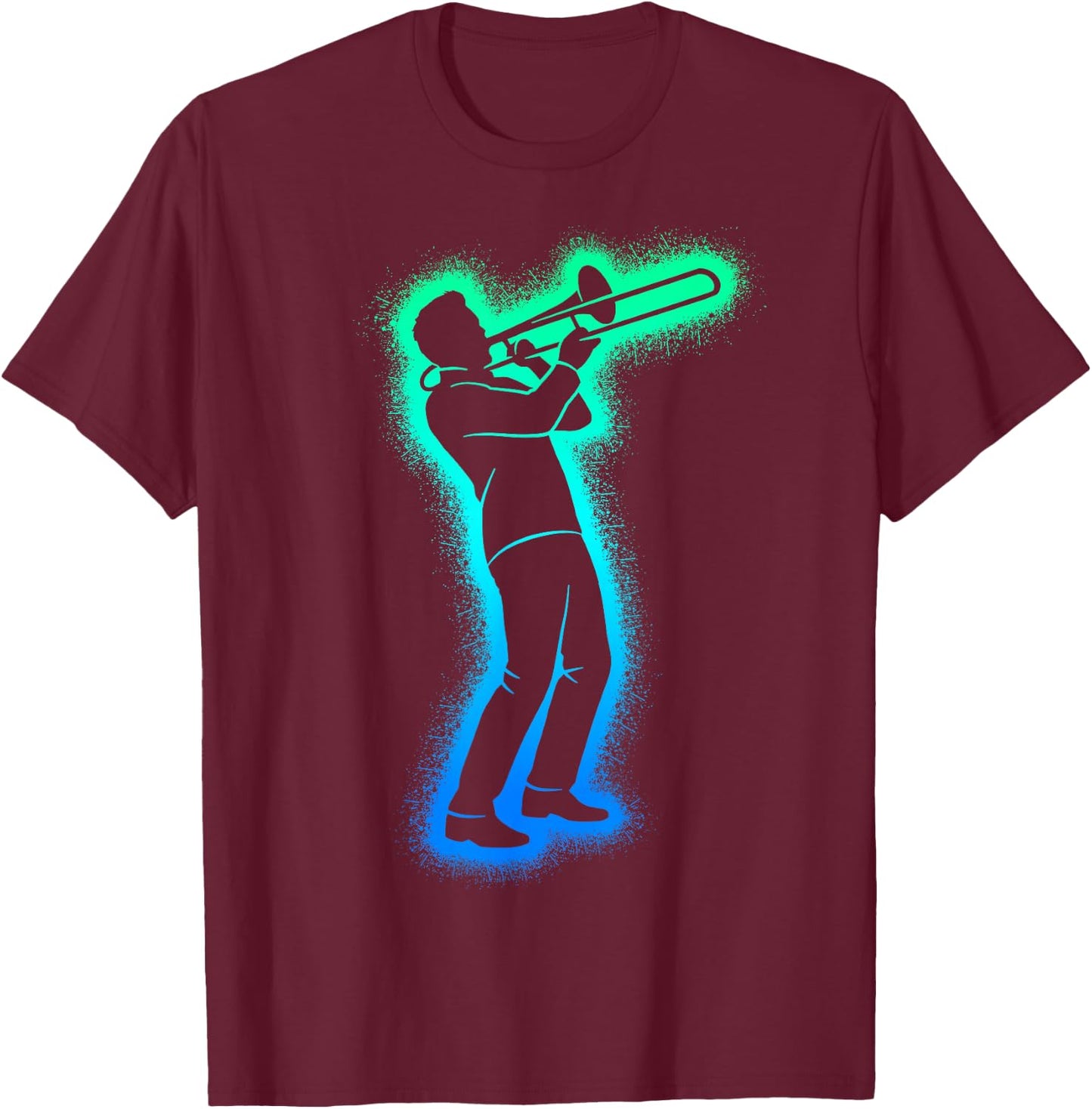 Trombone Player Trombonist Men Boys Kids Trombone T-Shirt - T-Shirt | Maroon