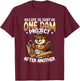 Life Is Just One Dam Project After Another, Craftsman Beaver T-Shirt - T-Shirt | Maroon