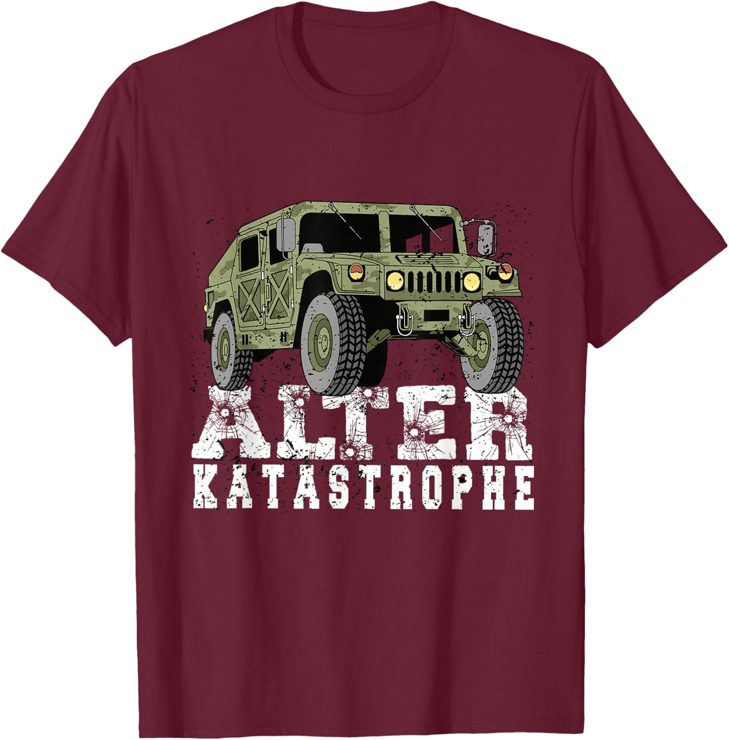 Alter Katastrophe Alter Katastrophe Humour Sarcasm , black T-Shirt - T-Shirt | Maroon