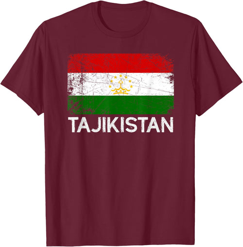 Tajikistanische Flagge | Vintage-Geschenk hergestellt in Tajikistan