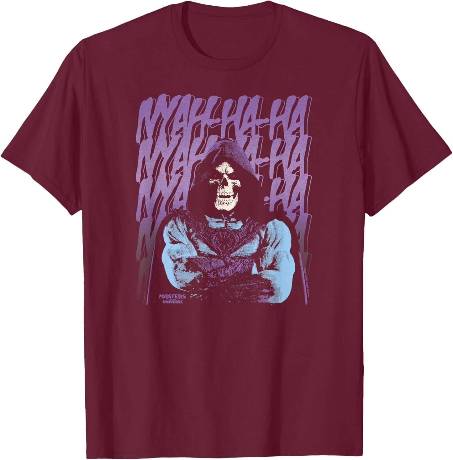 Die Meister des Universums: Skeletor Nyah-HA-HA T-Shirt - T-Shirt | Maroon