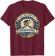 Patriotic Bass Fishing Reels 250 Years of Freedom Fishing T-Shirt - T-Shirt | Maroon