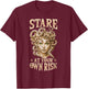 Medusa Graphic Greek Mythology Design Snake Medusa T-Shirt - T-Shirt | Maroon