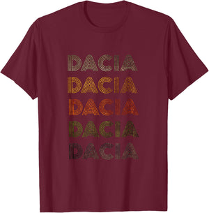 Love Heart Dacia Grunge/Vintage Style Black Dacia , black, s T-Shirt - T-Shirt | Maroon