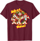 Animaniacs Group Shot Hello-o-o Nurse T-Shirt - T-Shirt | Maroon