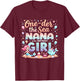 One Der The Sea Grandma Nana Of The Birthday Girl T-Shirt - T-Shirt | Maroon