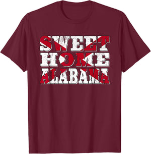 LyricLyfe - Sweet Home Alabama T-Shirt - T-Shirt | Maroon