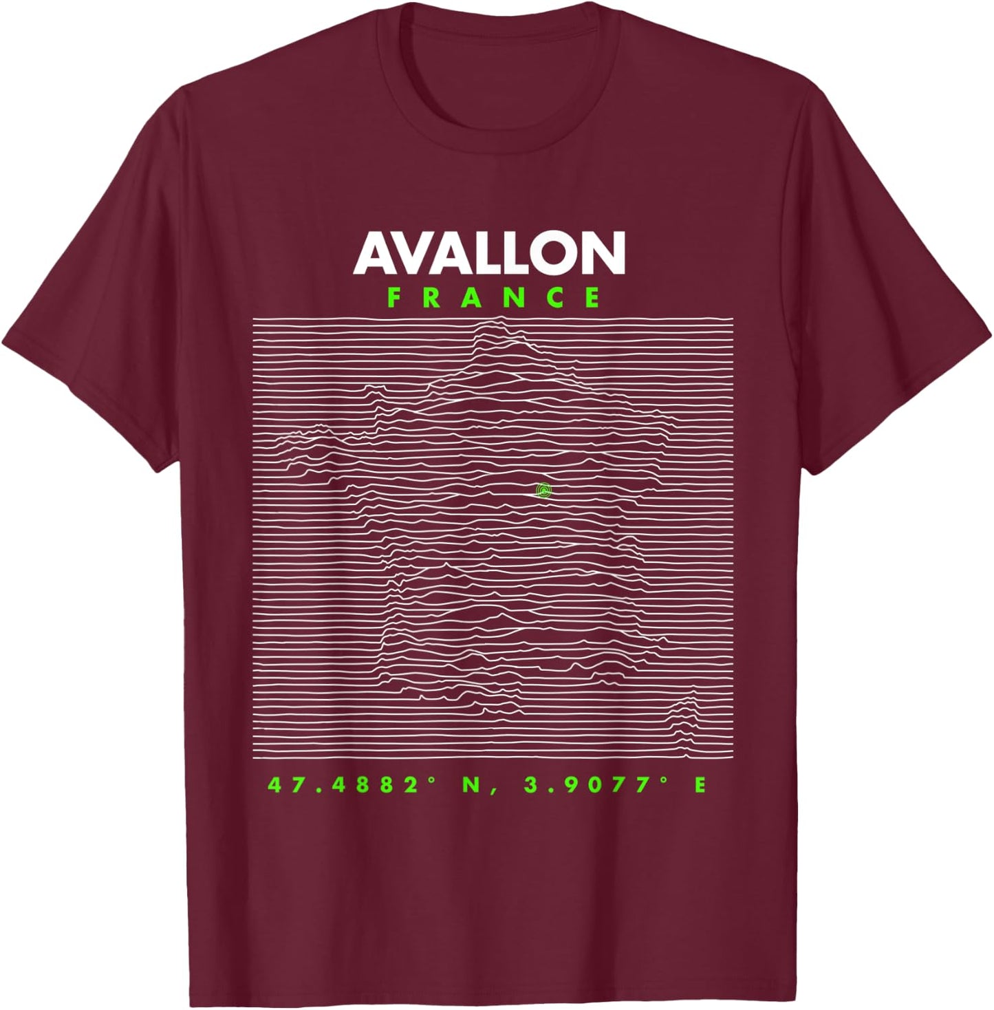 France - Avallon T-Shirt - T-Shirt | Maroon