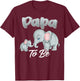 Soon Papa To Be Elephants For Baby Shower Gender Reveal Men T-Shirt - T-Shirt | Maroon