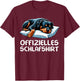 Official Sleep Shirt Rottweiler Dog Lover Dog , black T-Shirt - T-Shirt | Maroon