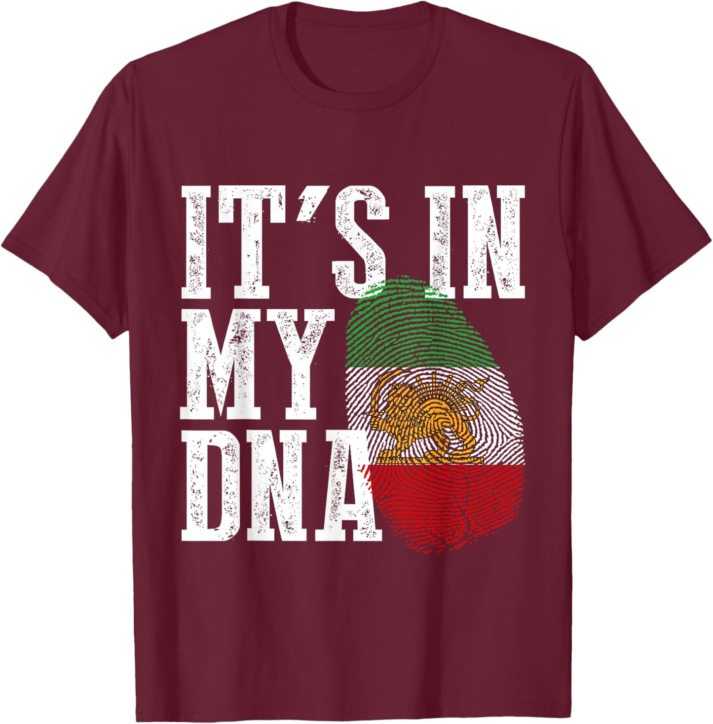Iranian flag, Iran lion, Persian flag, Iran. , Black, S T-Shirt - T-Shirt | Maroon