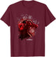 Marvel Captain America: Brave New World Red Hulk Smash , Black, S T-Shirt - T-Shirt | Maroon