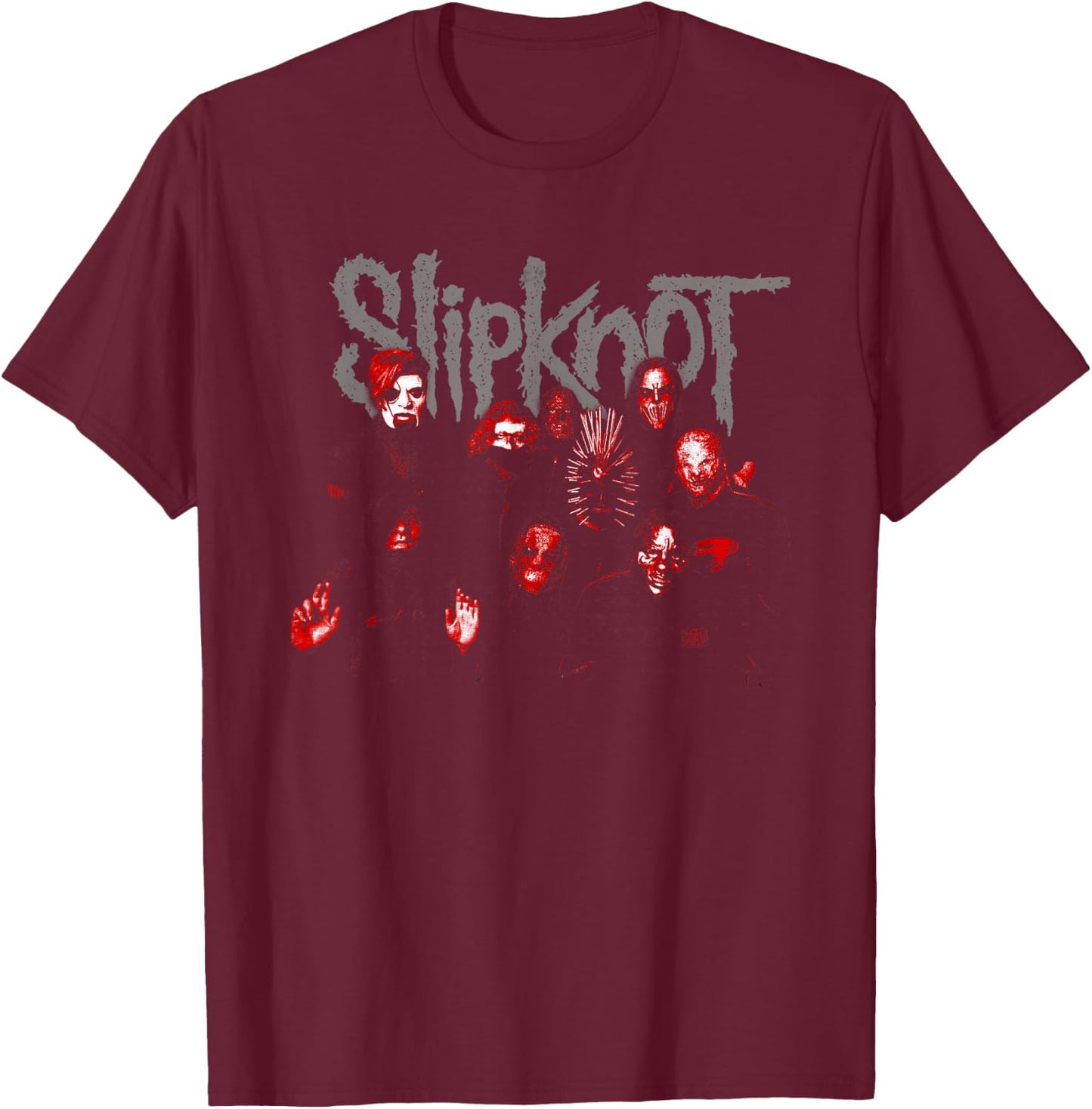 Slipknot Offizieller We Are Not Your Kind, roter Titel T-Shirt - T-Shirt | Maroon