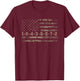 1-8-4-3-6-5-7-2 Firing Order Small Block Engine V8 T-Shirt - T-Shirt | Maroon