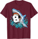 Kids Shark 8th Birthday Boys Funny Shark 8 yrs Old Birthday T-Shirt - T-Shirt | Maroon