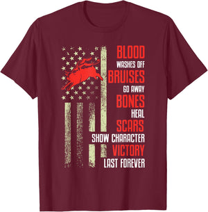 Rodeo Bull Rider Bull Riding T-Shirt - T-Shirt | Maroon