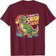 Boy Kid Ready To Crush 2nd Grade Dinosaur Back To School T-Shirt - T-Shirt | Maroon
