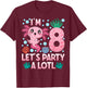 I'm 8 birthday Axolotl party 8th bday girls axolotl T-Shirt - T-Shirt | Maroon