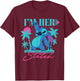 Disney Stitch Retro ’90s Couples Matching I’m Her Stitch T-Shirt - T-Shirt | Maroon