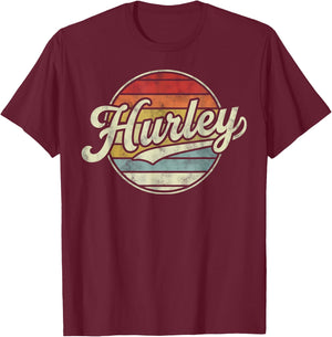 Hurley Vintage Design Men Women Kids T-Shirt - T-Shirt | Maroon