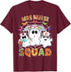 MDS Nurse Squad Boo Halloween Matching T-Shirt - T-Shirt | Maroon