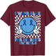 I Wear Ribbon Blue For Diabetes Awareness Women Men Kids T-Shirt - T-Shirt | Maroon