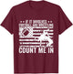 If It Involves Football And Wrestling Count Me In T-Shirt - T-Shirt | Maroon