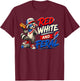 Red White and Feral Patriotic Raccoon American Flag T-Shirt - T-Shirt | Maroon