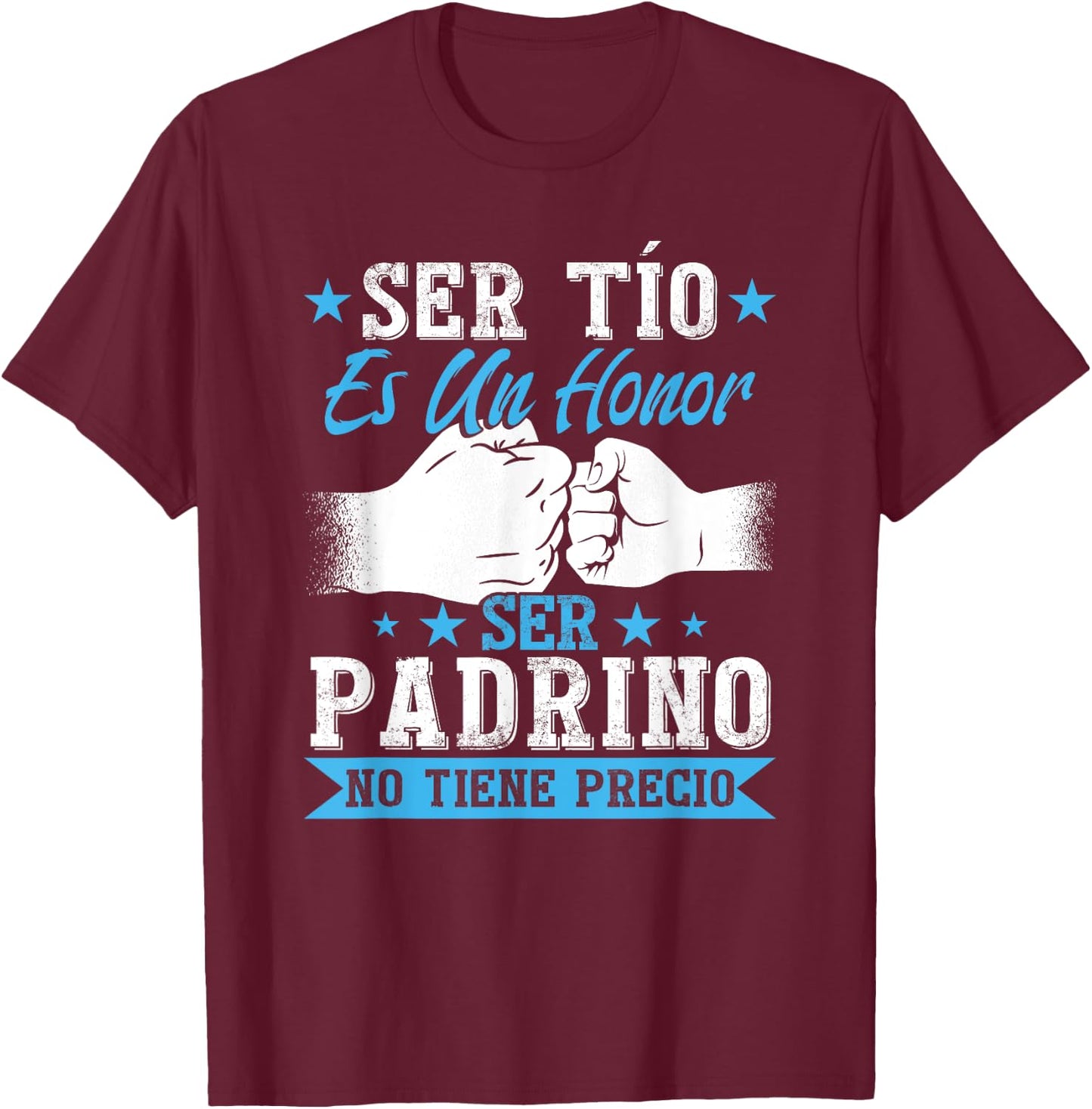 Divertido Padrino Regalo T-Shirt - T-Shirt | Maroon